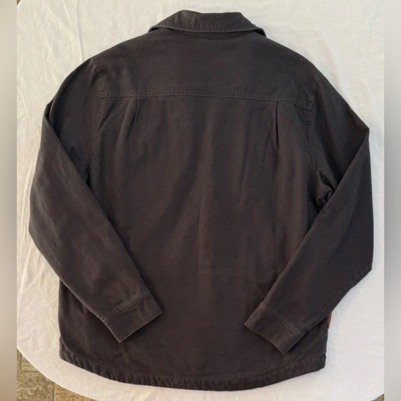 Disney 100 Walt Disney Studios Button Up Jacket Shirt Brown Orange Men's Size L - Picture 11 of 12